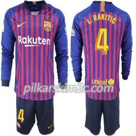 Koszulka FC Barcelona I. Rakitic 4 Dziecięca Główna 2018-2019 - Koszulki Piłkarskie(L/S)